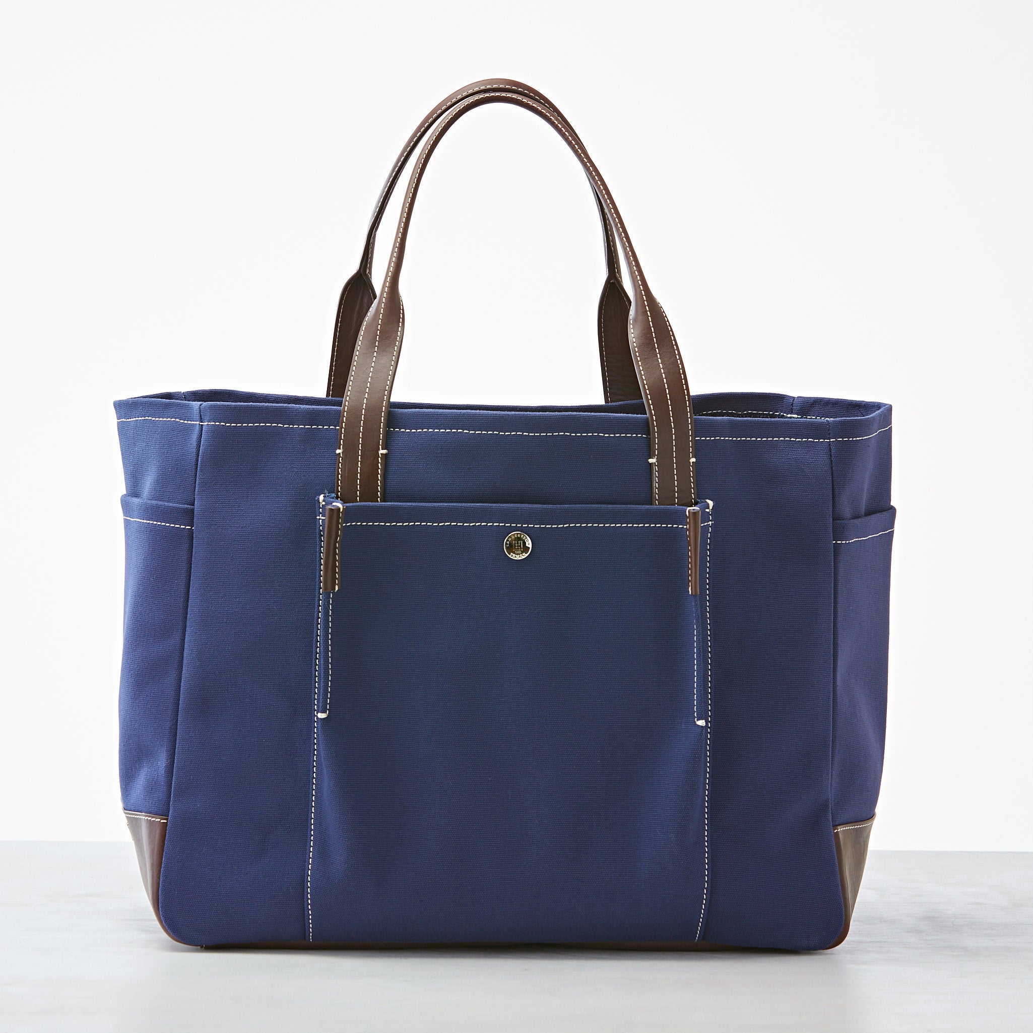 Bradley Tote - Navy Canvas – Lambertson Truex