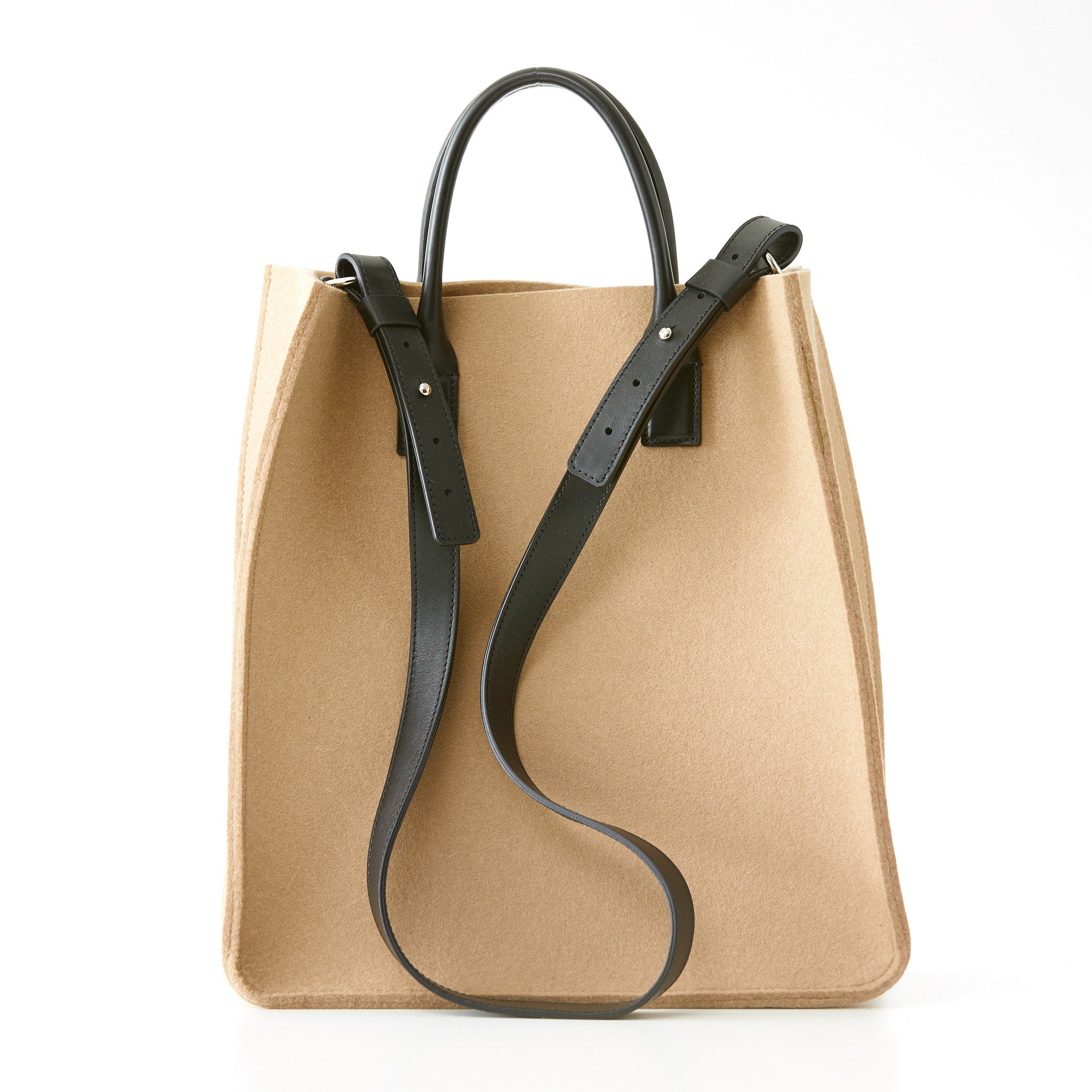 City Tote - Camel Felt – Lambertson Truex