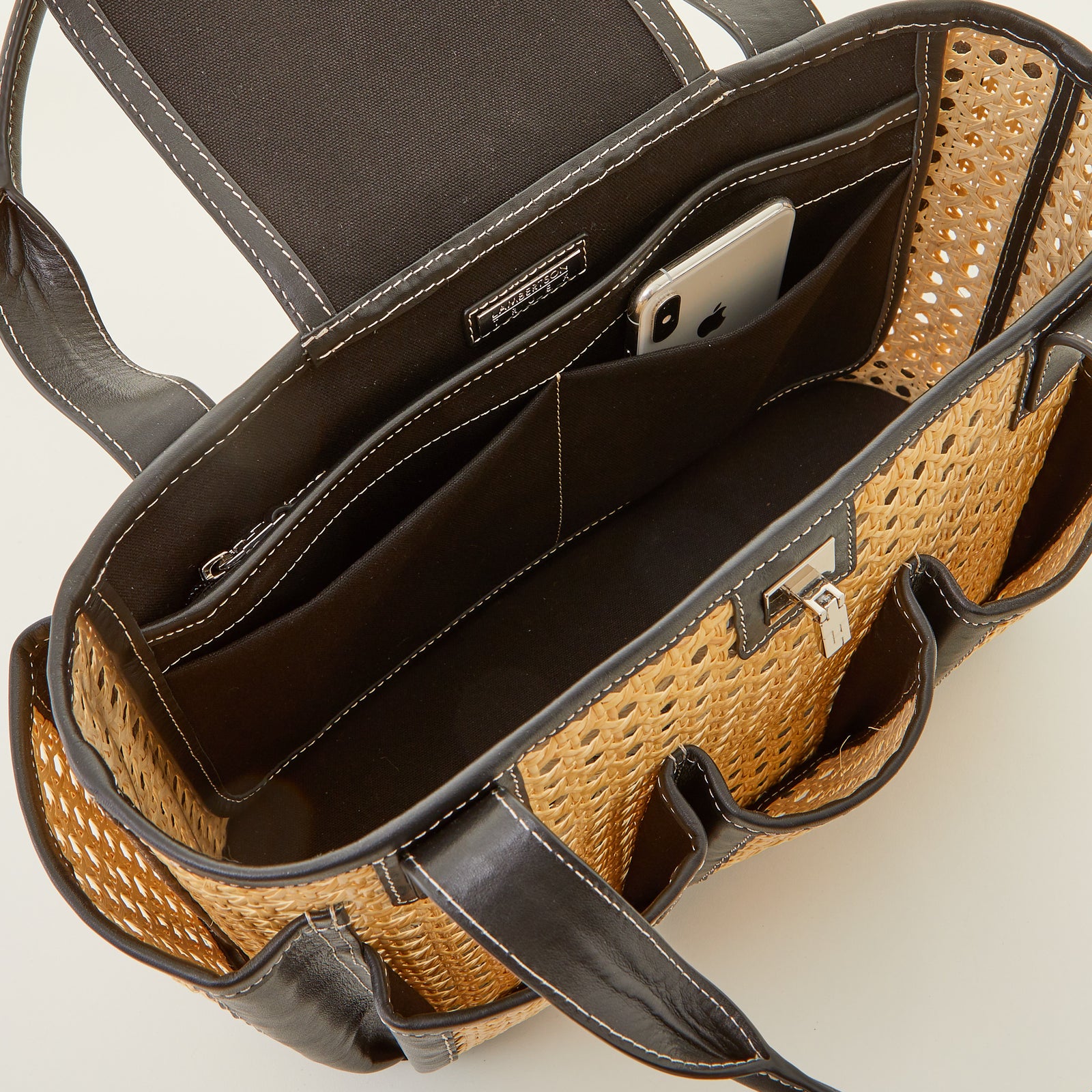 Dover Tote - Black Cane – Lambertson Truex