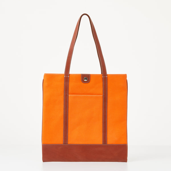 Taylor Tote - Tangerine Canvas