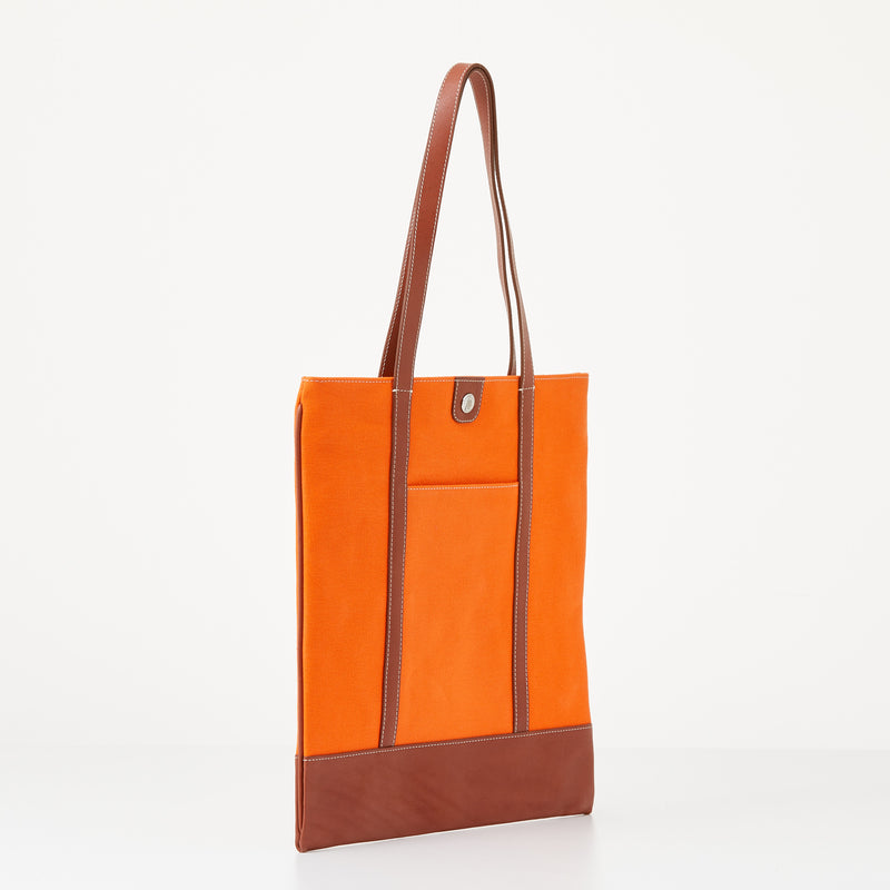 Taylor Tote - Tangerine Canvas