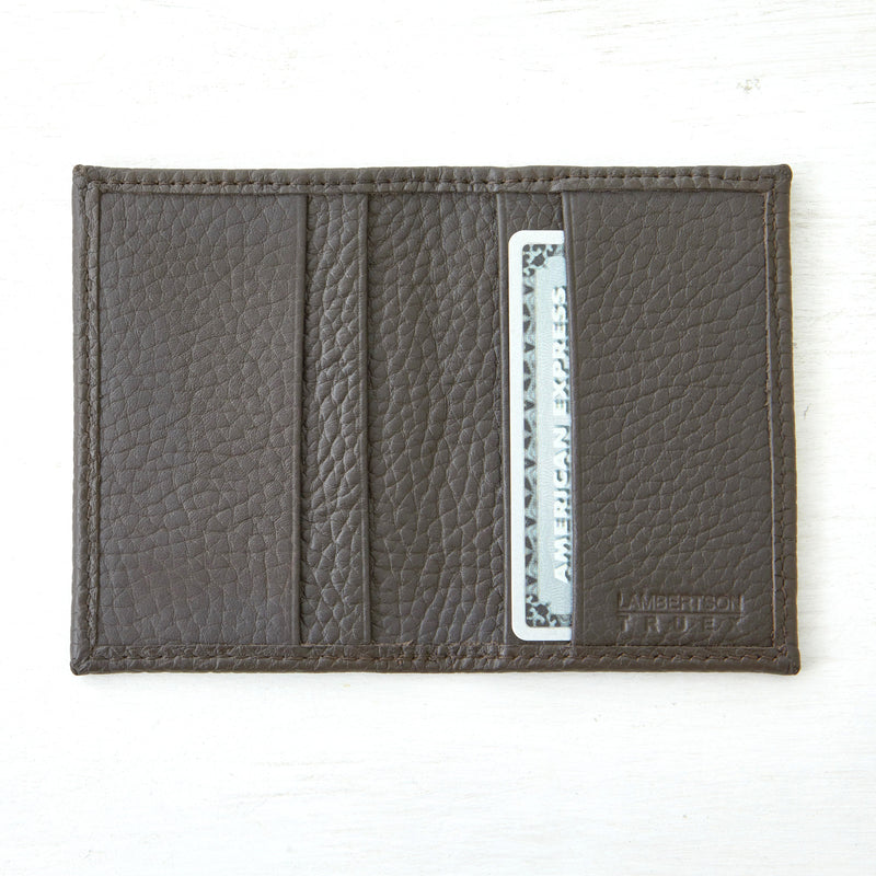 Card Wallet - Dark Brown