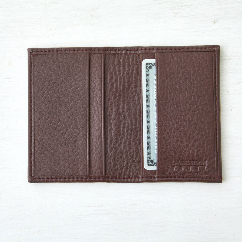 Card Wallet - Oxblood