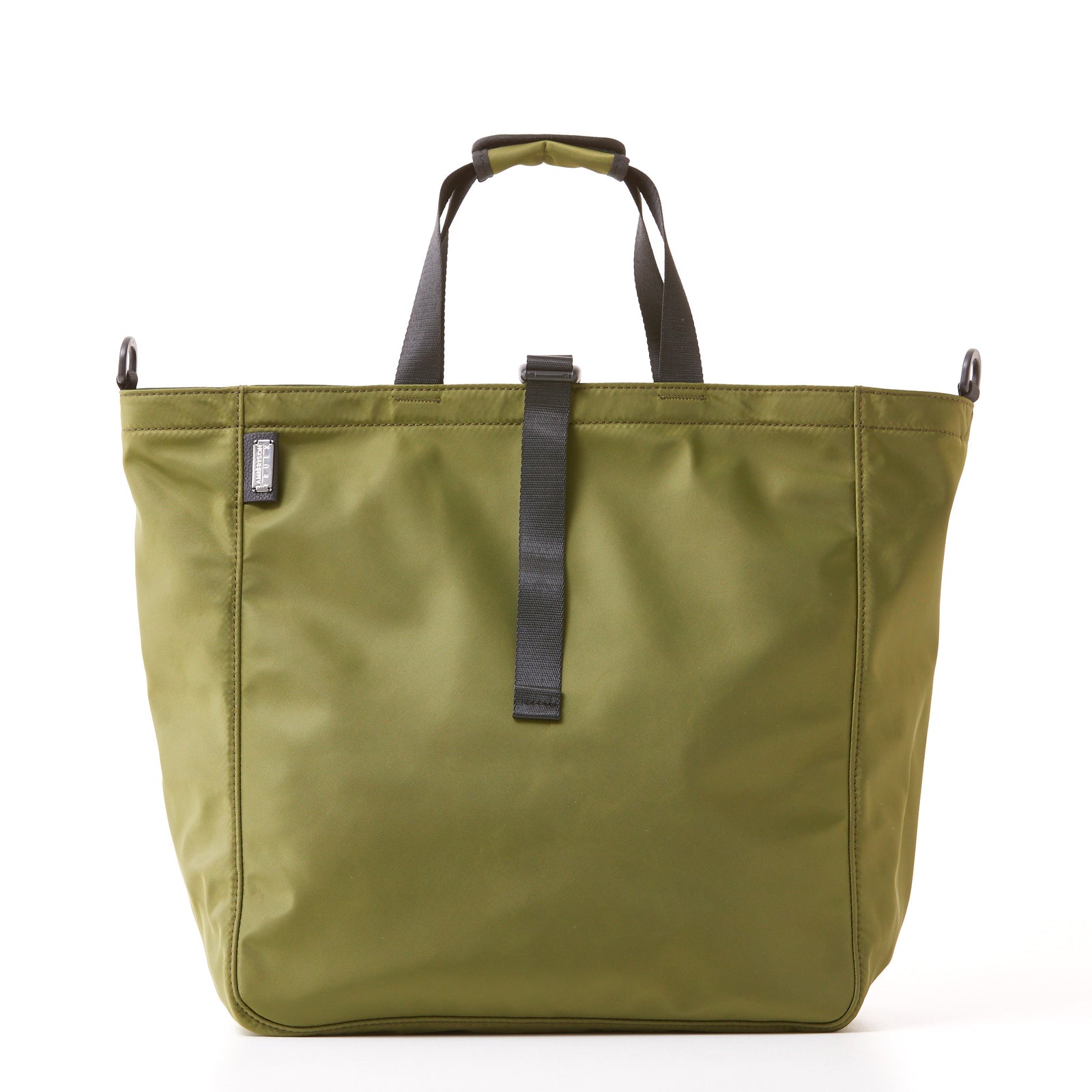 Harrison Tote - Large - Olive Green Nylon – Lambertson Truex