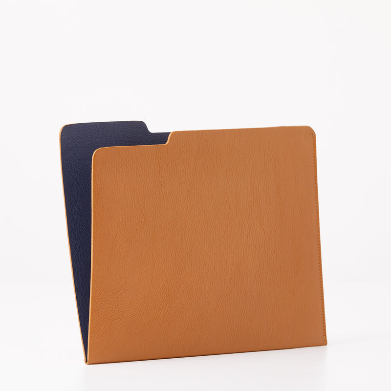 Leather Folder - Camel